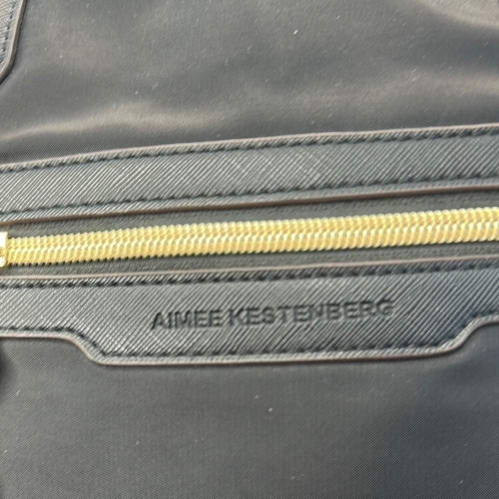 Aimee Kesternberg Sicily black nylon tote shopper travel bag - Picture 5 of 9